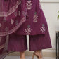 Mulmul cotton dupatta plazo set for all day comfort